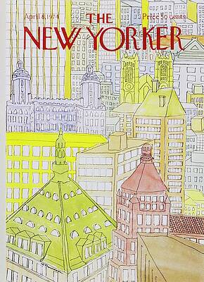 Colorful Urban Architecture Painting