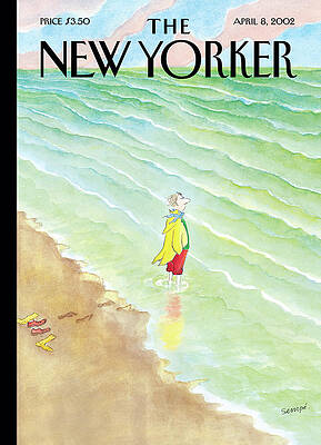 Child Gazing at the Ocean Waves Wall Art