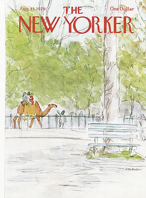 Camel Ride in Central Park Painting