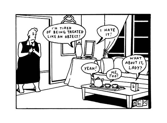 Clock Drawing - New Yorker August 17th, 1992 by Bruce Eric Kaplan