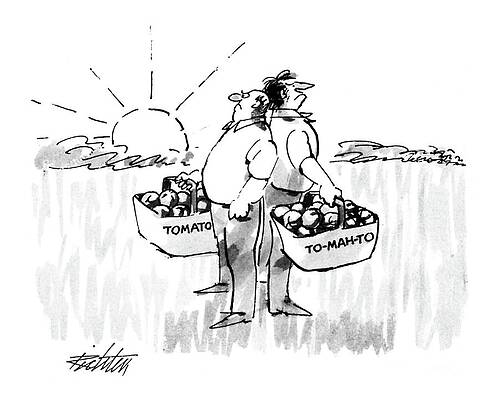 Sunrise Wall Art featuring the drawing New Yorker August 1st, 1988 by Mischa Richter