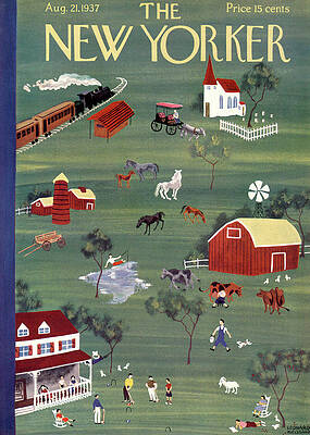 Pastoral Countryside Scene Wall Art