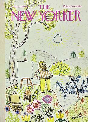 Colorful Day in the Countryside Painting