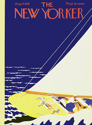 Yacht Painting - New Yorker August 27 1932 by S Liam Dunne