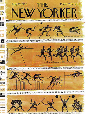 Vintage Sports Cover for The New Yorker Wall Art