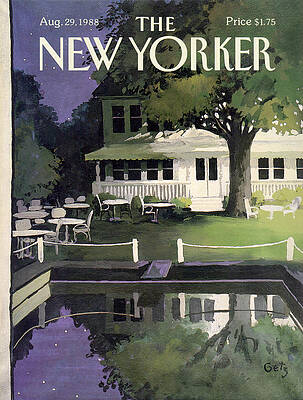 Quiet Evening by the Patio Painting