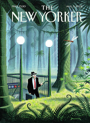 Businessman in a Mystical Jungle Wall Art