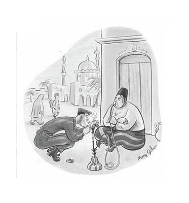 Lighting Wall Art featuring the drawing New Yorker August 7th, 1943 by Mary Gibson