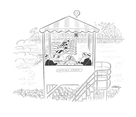 Tracks Wall Art featuring the drawing New Yorker August 8th, 1942 by  Alain