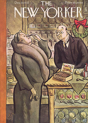 Vintage New Yorker Cover December 1932 Painting