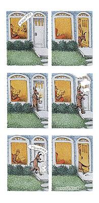 Bark Wall Art featuring the drawing New Yorker December 13th, 1993 by John O'Brien