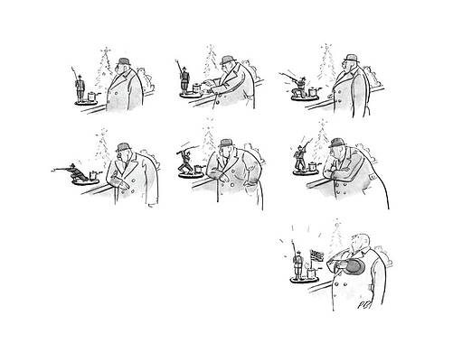 Wind Drawing - New Yorker December 14th, 1940 by Perry Barlow