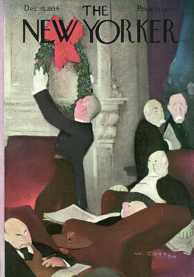 Club Painting - New Yorker December 15th, 1934 by Will Cotton