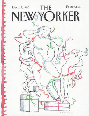 Festive Dance with Gift Boxes Painting