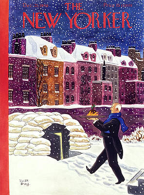 War Painting - New Yorker December 21 1940 by Robert Day