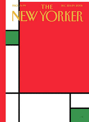 Geometric New Yorker Cover Wall Art