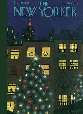 Christmas in New York City Painting