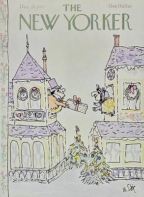 The New Yorker Holiday Exchange Painting