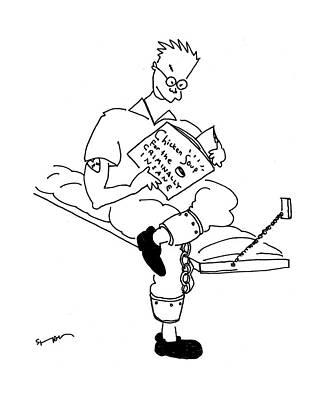 Chicken Wall Art featuring the drawing New Yorker December 27th, 1999 by Michael Shaw