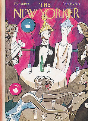 Elegant 1920s Party Scene Painting