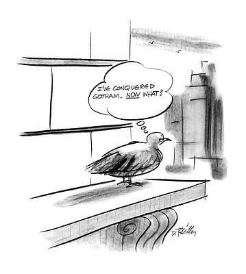 No Drawing - New Yorker December 28th, 1987 by Donald Reilly