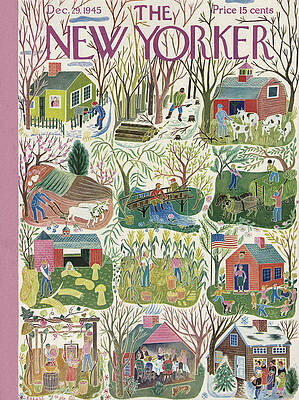 Rural Year-Round Activities Wall Art