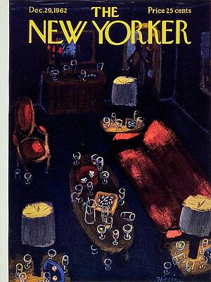 After Party Scene in a Dim Room Wall Art