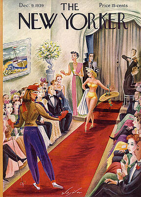 1939 Fashion Show Extravaganza Painting