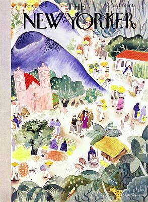 Bustling Market Scene Wall Art