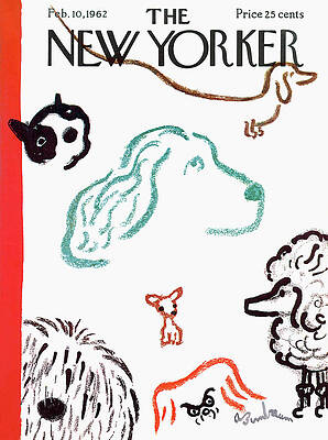 Whimsical Sketches of Dogs Painting