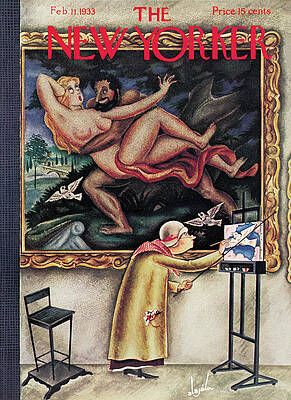 Sex Painting - New Yorker February 11th, 1933 by Constantin Alajalov