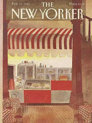 The New Yorker Diner Scene Painting