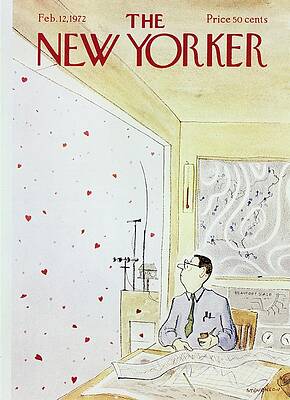 Man Enjoying Valentine's Weather Wall Art