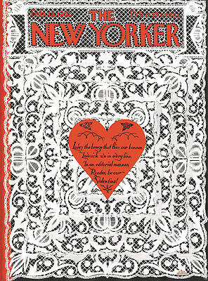 Valentine's Day New Yorker Cover 1933 Wall Art