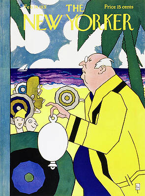 Coastline Painting - New Yorker February 14 1931 by Gardner Rea