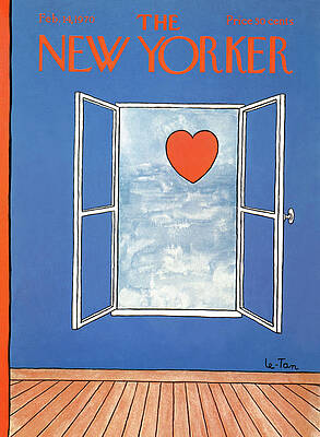 Heart in Open Window Wall Art