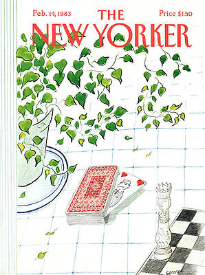 New Yorker Magazine Cover February 1983 Wall Art