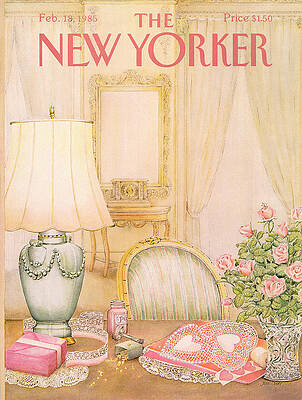 Elegant Valentine's Day Table Setting Wall Art