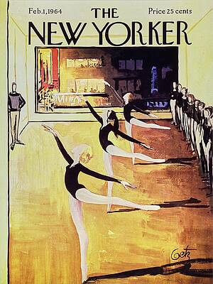 Ballet Dancers at Studio Wall Art