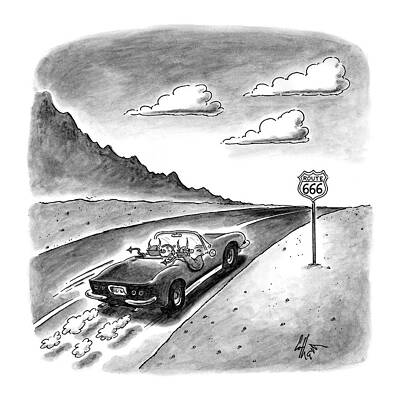 Drive Down Route 666 Wall Art