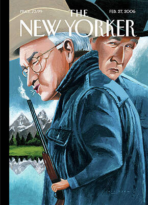 Political Figures in Western Attire Wall Art