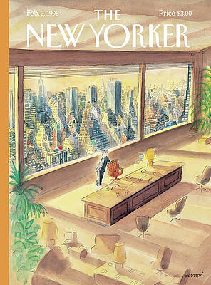 Skyline View from Office Wall Art