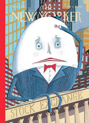 Humpty Dumpty on Stock Exchange Wall Art