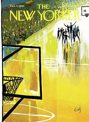 Basketball Game Cover Illustration Painting