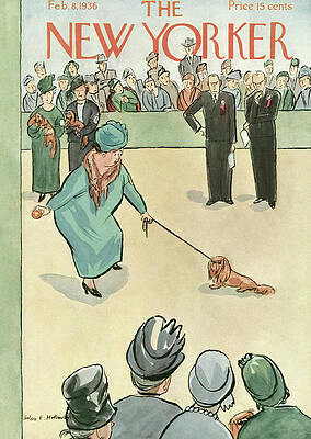 Dachshund Show 1936 Painting