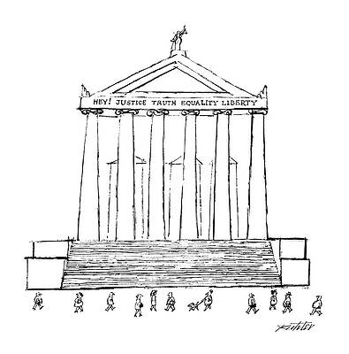 Monument of Justice and Liberty Drawing