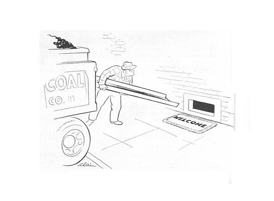 Natural Drawing - New Yorker January 15th, 1944 by  Alain