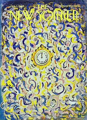 New Year's Clock Countdown Wall Art