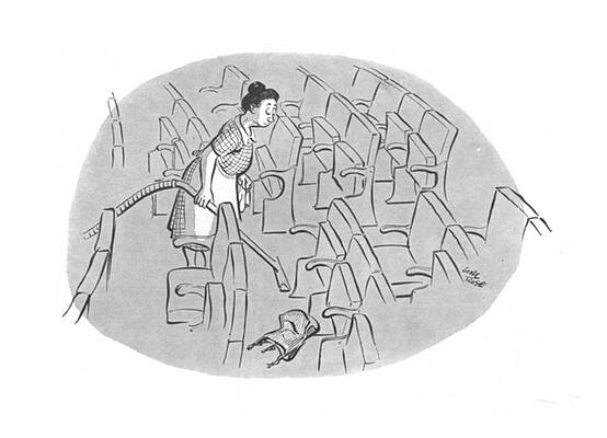 Sexy Drawing - New Yorker January 24th, 1942 by Carl Rose