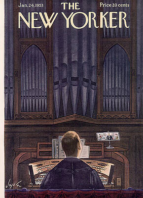 Organist at The New Yorker Wall Art